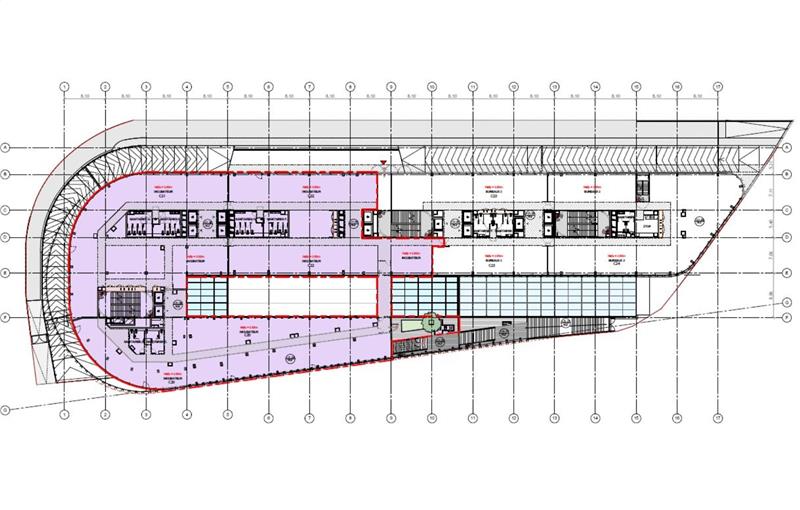 Location de bureau de 2 116 m² à Lille - 59000 plan - 1