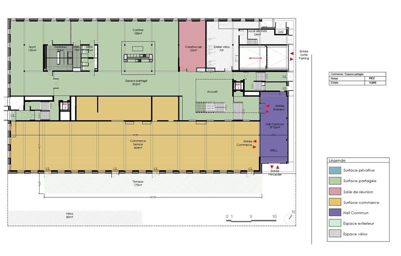 Location de bureau de 7 148 m² à Lille - 59000 plan - 1