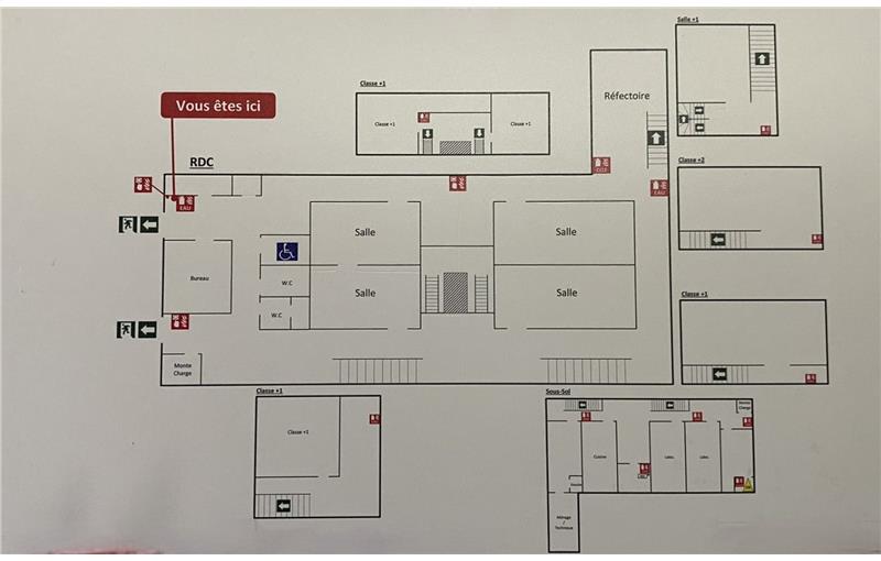 Location de bureau de 900 m² à Lille - 59000 plan - 1