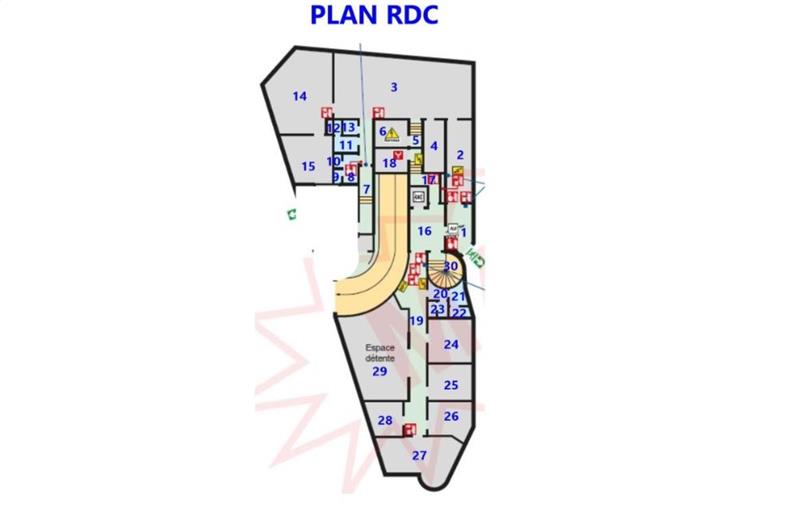 Location de bureau de 370 m² à Lille - 59000 plan - 1