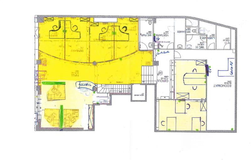 Location de bureau de 227 m² à Lille - 59000 plan - 1