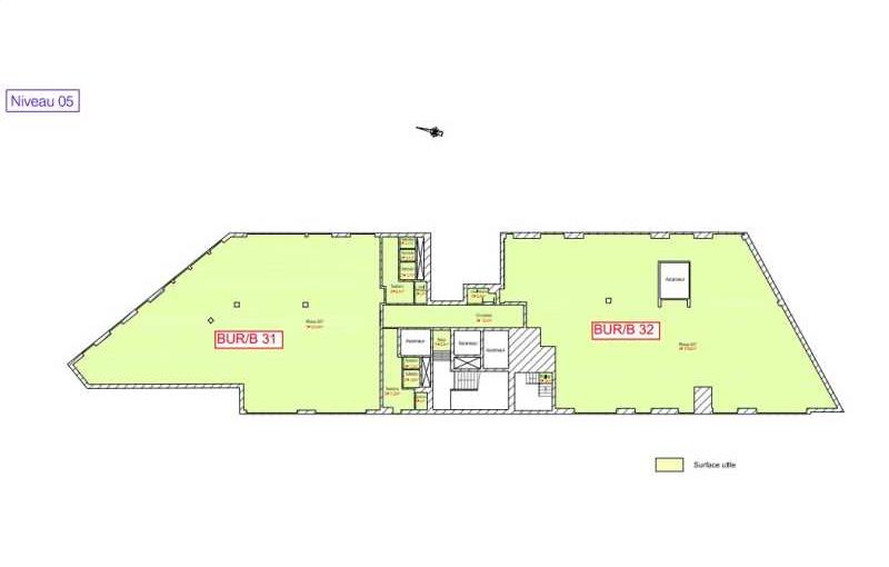 Location de bureau de 276 m² à Lille - 59000 plan - 1