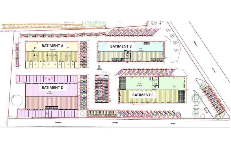 Location de bureau de 1 651 m² à Limas - 69400 plan - 1