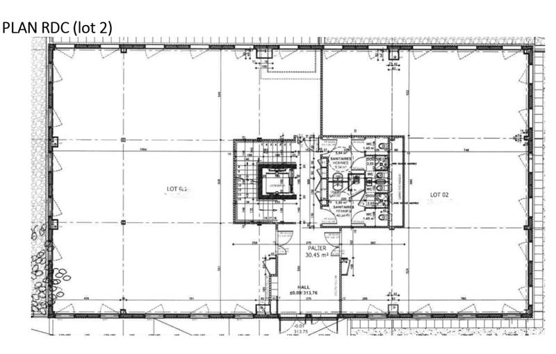 Location de bureau de 192 m² à Limonest - 69760 plan - 1