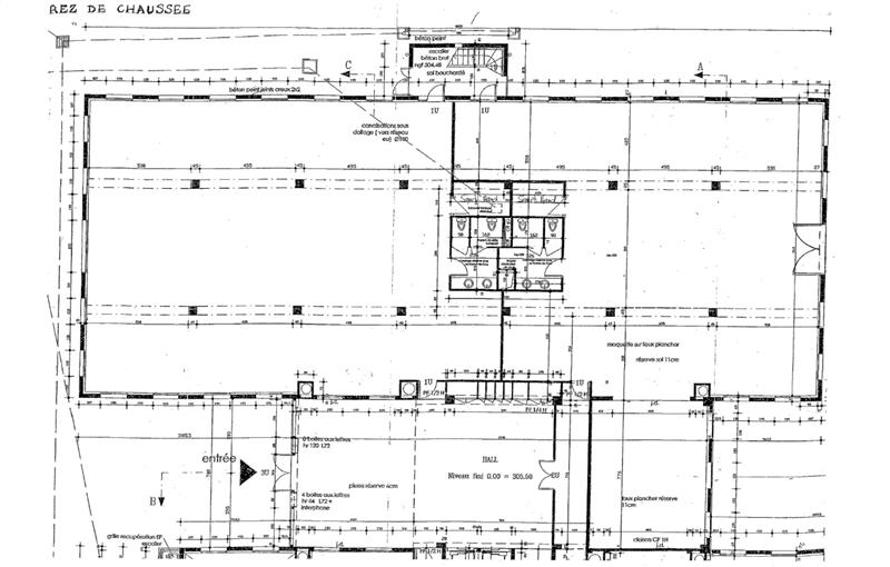 Location de bureau de 1 692 m² à Limonest - 69760 plan - 1