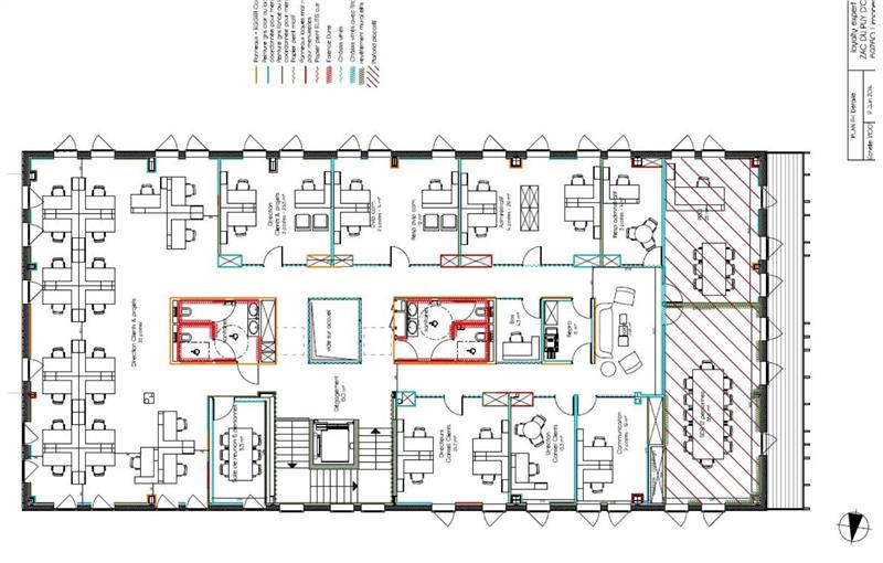 Location de bureau de 1 312 m² à Limonest - 69760 plan - 1