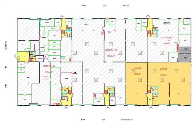 Location de bureau de 531 m² à Lisses - 91090 plan - 1