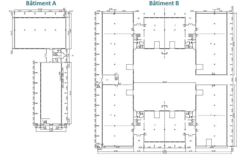 Location de bureau de 1 684 m² à Lisses - 91090 plan - 1