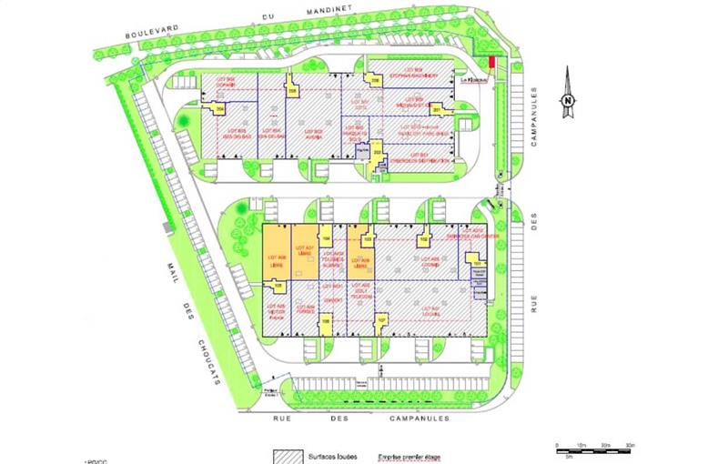 Location de bureau de 4 280 m² à Lognes - 77185 plan - 1