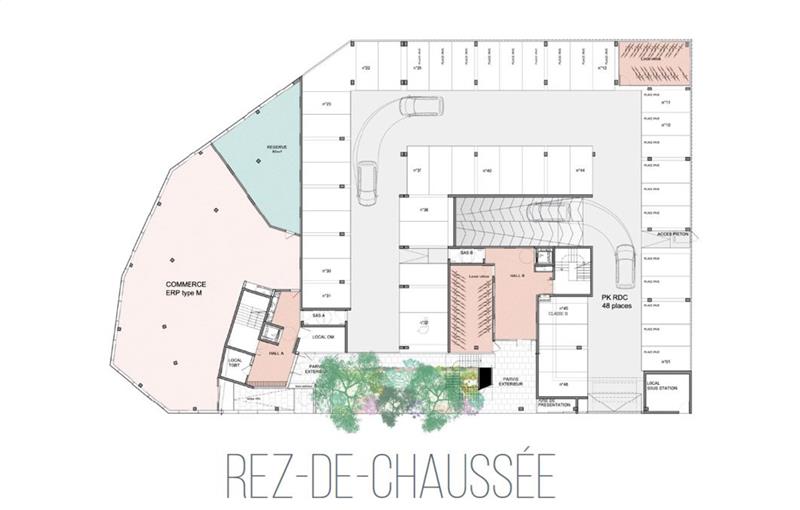 Location de bureau de 3 973 m² à Lormont - 33310 plan - 1