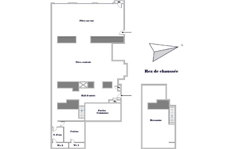 Location de bureau de 193 m² à Lyon 2 - 69002 plan - 1