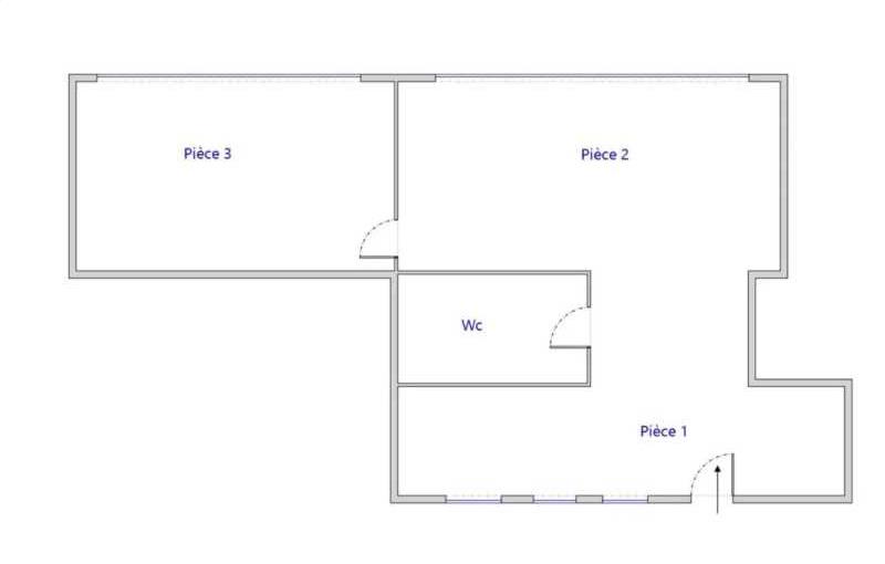 Location de bureau de 85 m² à Lyon 3 - 69003 plan - 1