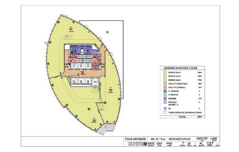 Location de bureau de 2 237 m² à Lyon 3 - 69003 plan - 1