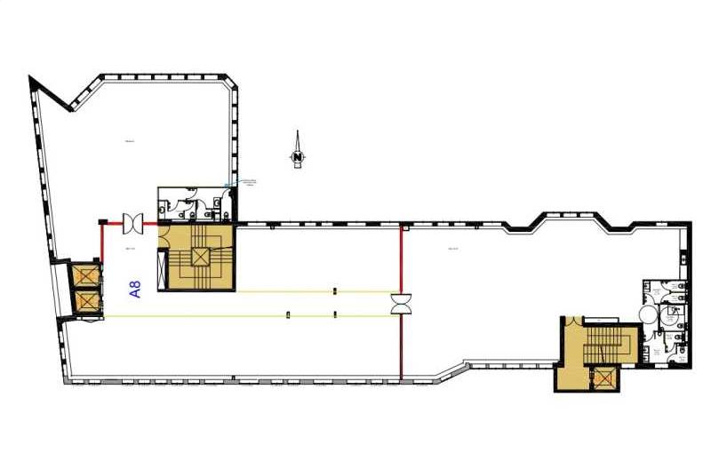 Location de bureau de 1 530 m² à Lyon 3 - 69003 plan - 1