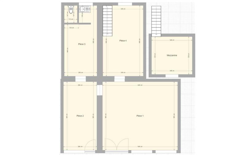 Location de bureau de 103 m² à Lyon 3 - 69003 plan - 1