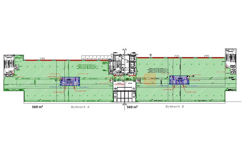 Location de bureau de 3 296 m² à Lyon 3 - 69003 plan - 1