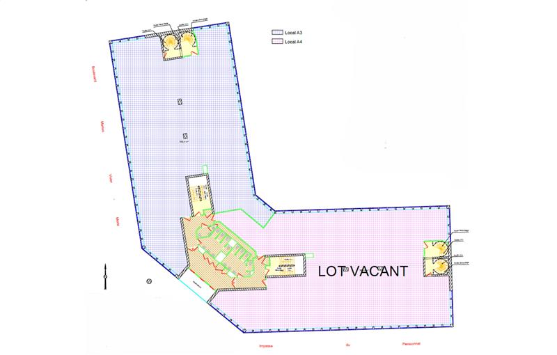 Location de bureau de 4 519 m² à Lyon 3 - 69003 plan - 1