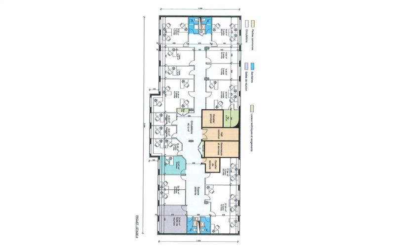 Location de bureau de 1 447 m² à Lyon 3 - 69003 plan - 1