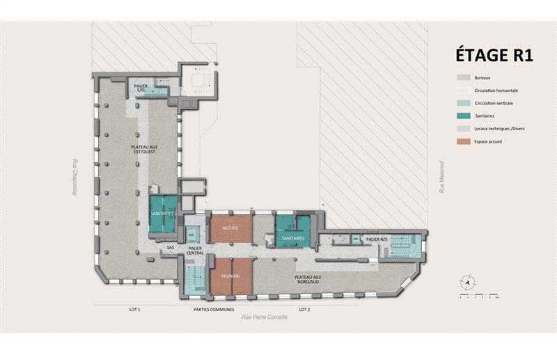 Location de bureau de 283 m² à Lyon 3 - 69003 plan - 1