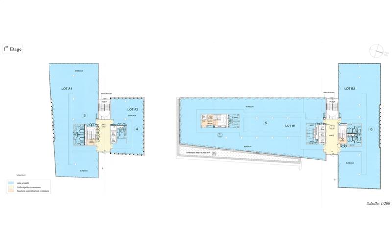 Location de bureau de 9 468 m² à Lyon 3 - 69003 plan - 1