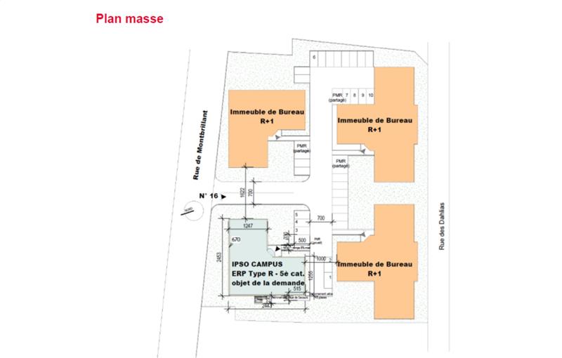 Location de bureau de 2 319 m² à Lyon 3 - 69003 plan - 1