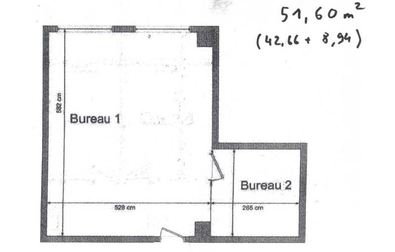 Location de bureau de 188 m² à Lyon 3 - 69003 plan - 1