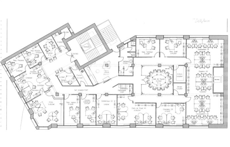 Location de bureau de 492 m² à Lyon 6 - 69006 plan - 1