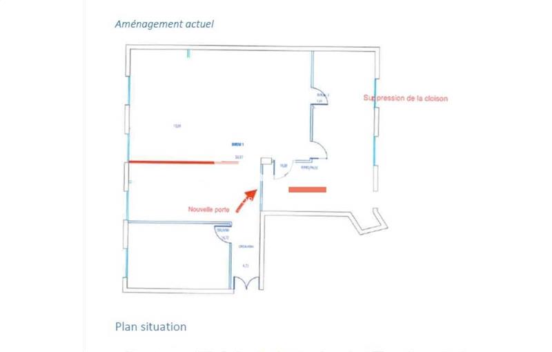 Location de bureau de 126 m² à Lyon 6 - 69006 plan - 1