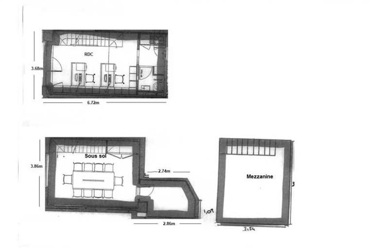 Location de bureau de 58 m² à Lyon 6 - 69006 plan - 1