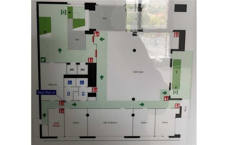 Location de bureau de 367 m² à Lyon 6 - 69006 plan - 1