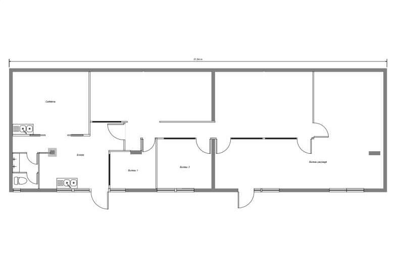 Location de bureau de 140 m² à Lyon 6 - 69006 plan - 1