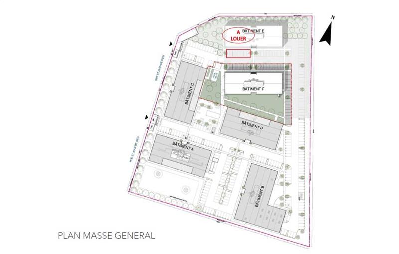 Location de bureau de 365 m² à Lyon 7 - 69007 plan - 1