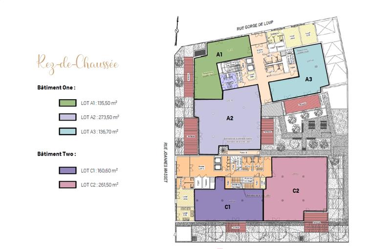 Location de bureau de 7 251 m² à Lyon 9 - 69009 plan - 1