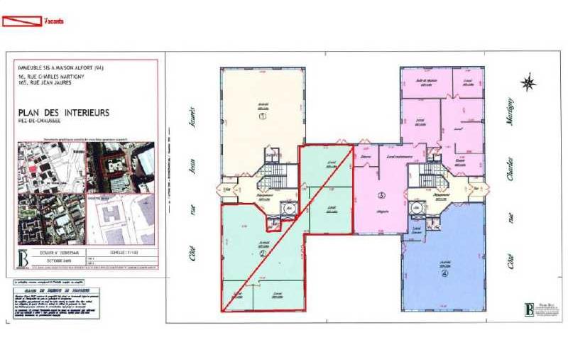 Location de bureau de 887 m² à Maisons-Alfort - 94700 plan - 1