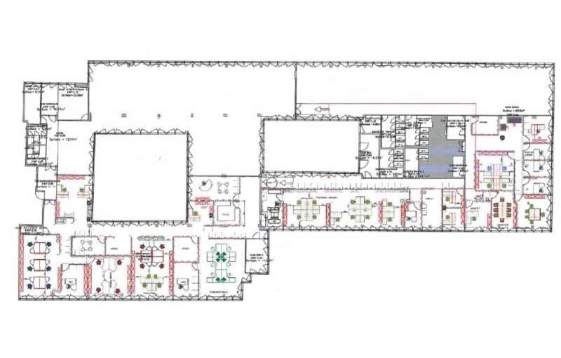 Location de bureau de 950 m² à Malakoff - 92240 plan - 1