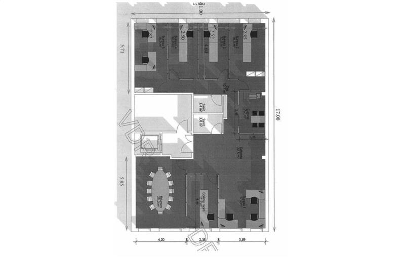 Location de bureau de 352 m² à Malakoff - 92240 plan - 1