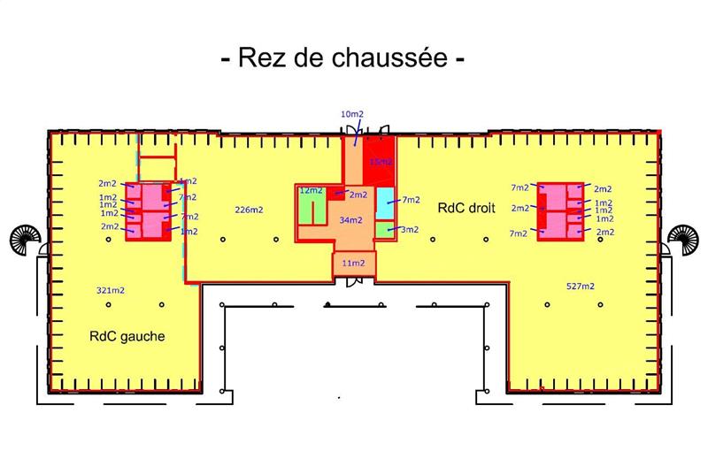 Location de bureau de 786 m² à Marcq-en-Baroeul - 59700 plan - 1