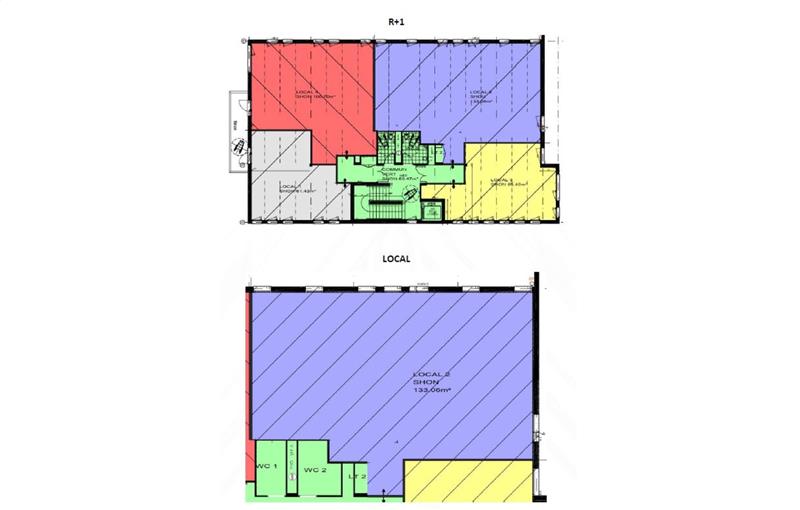 Location de bureau de 173 m² à Marcq-en-Baroeul - 59700 plan - 1