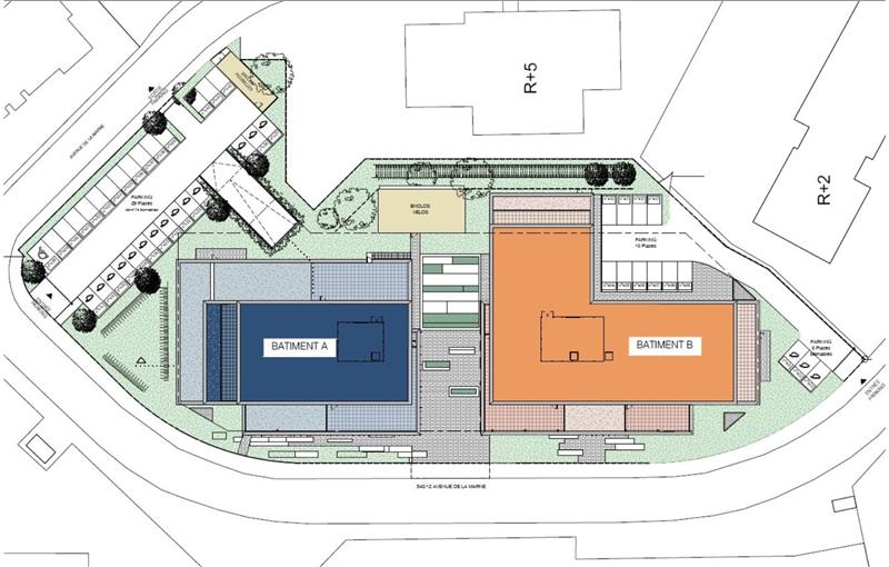 Location de bureau de 685 m² à Marcq-en-Baroeul - 59700 plan - 1