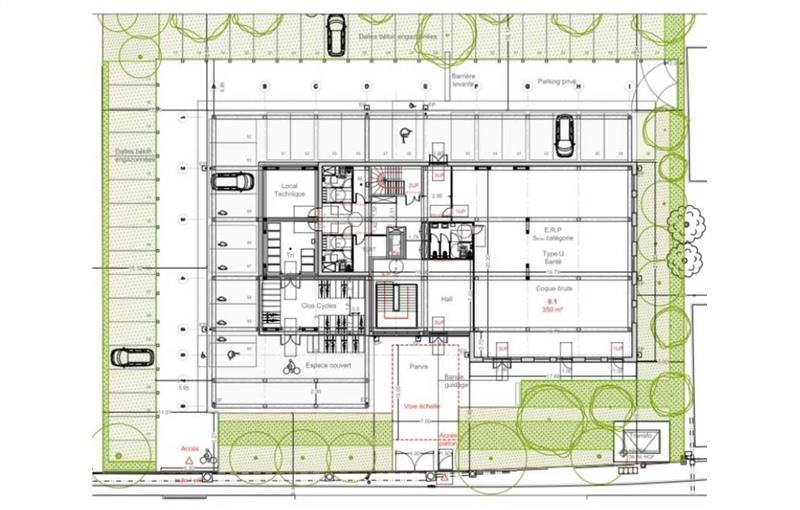 Location de bureau de 3 572 m² à Marcq-en-Baroeul - 59700 plan - 1