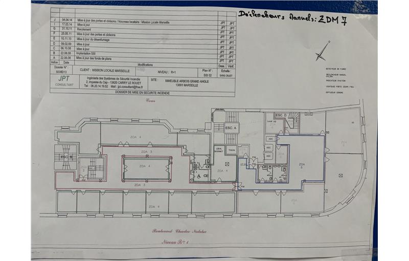 Location de bureau de 787 m² à Marseille 1 - 13001 plan - 1