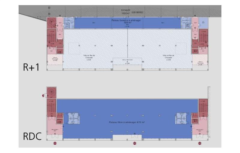 Location de bureau de 785 m² à Marseille 13 - 13013 plan - 1