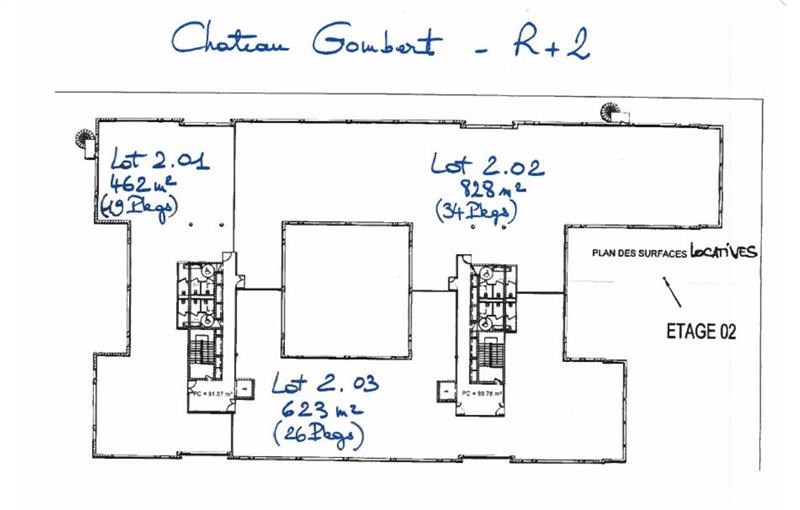 Location de bureau de 1 451 m² à Marseille 13 - 13013 plan - 1