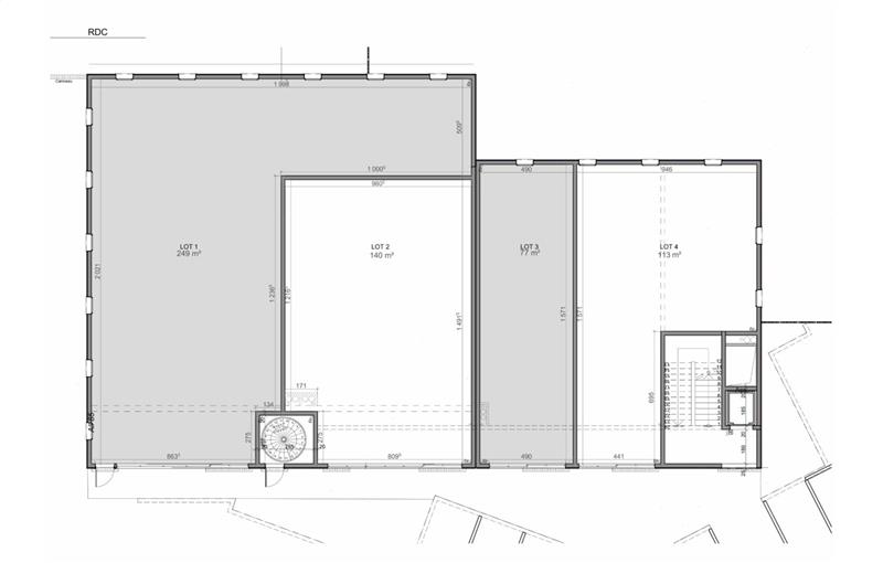 Location de bureau de 408 m² à Marseille 13 - 13013 plan - 1