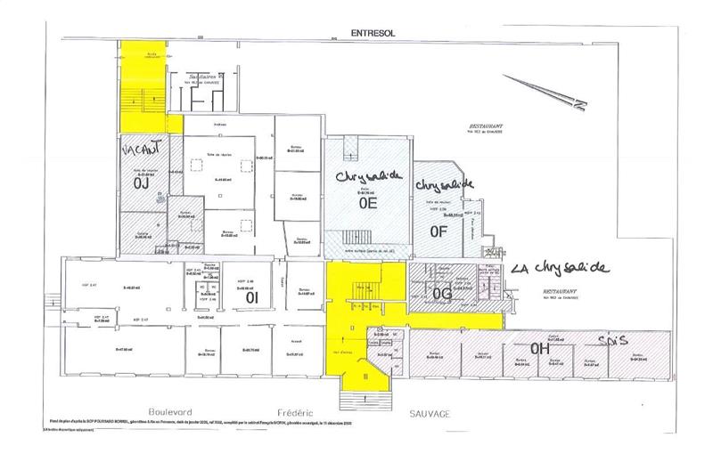 Location de bureau de 879 m² à Marseille 14 - 13014 plan - 1