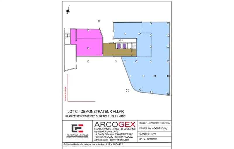 Location de bureau de 2 147 m² à Marseille 15 - 13015 plan - 1