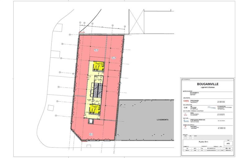 Location de bureau de 611 m² à Marseille 15 - 13015 plan - 1