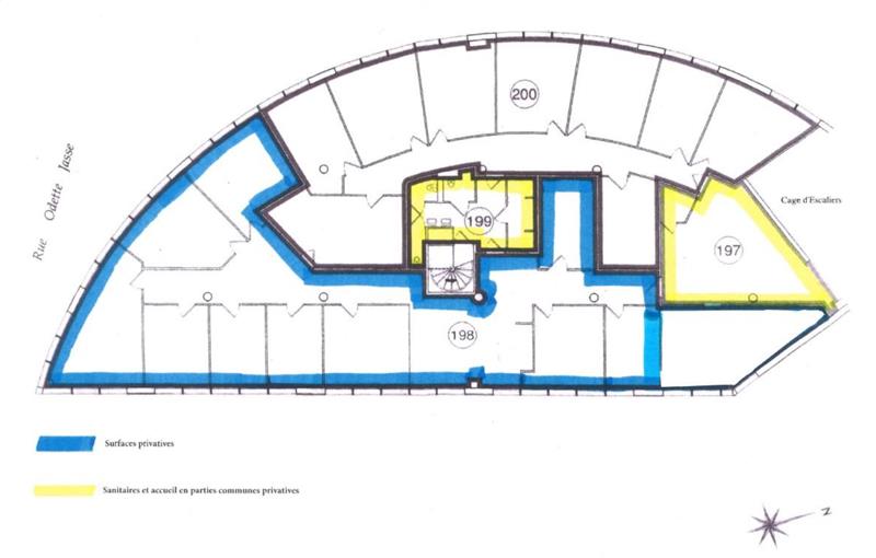 Location de bureau de 234 m² à Marseille 15 - 13015 plan - 1