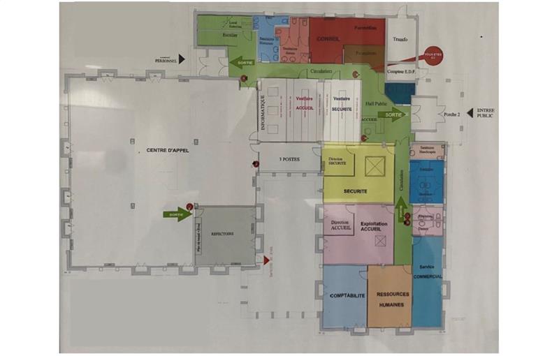 Location de bureau de 995 m² à Marseille 16 - 13016 plan - 1