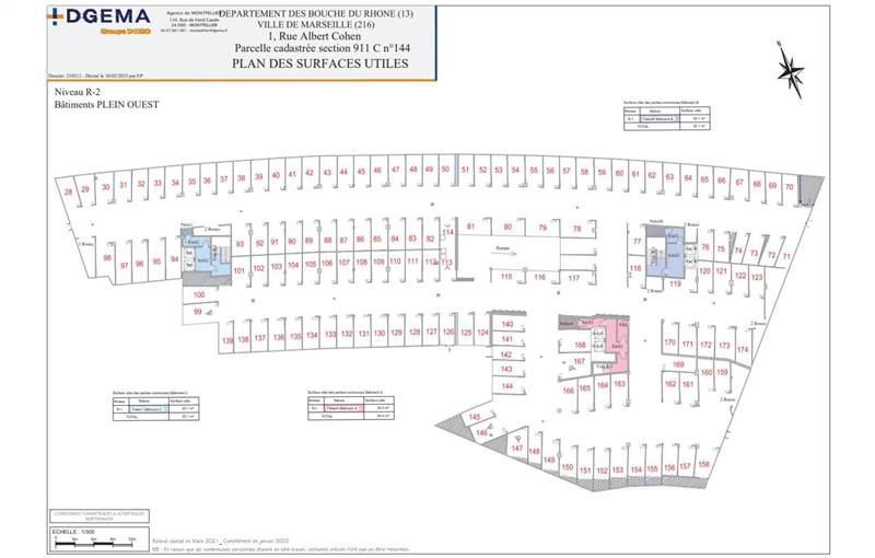 Location de bureau de 2 507 m² à Marseille 16 - 13016 plan - 1